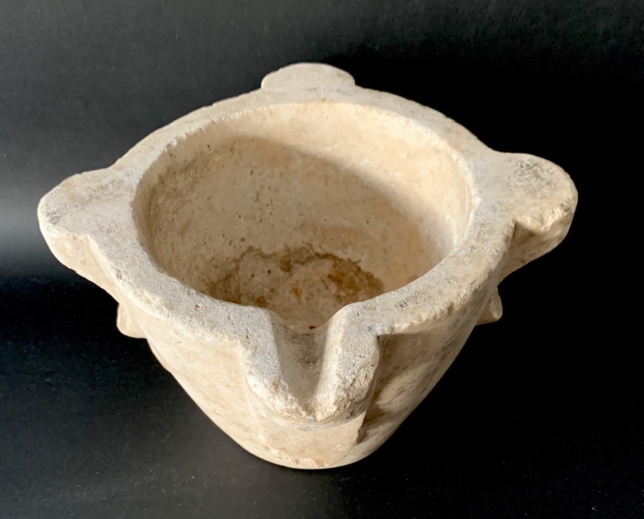 mortero mármol sin pulir s xviii - Buy Antique home and kitchen