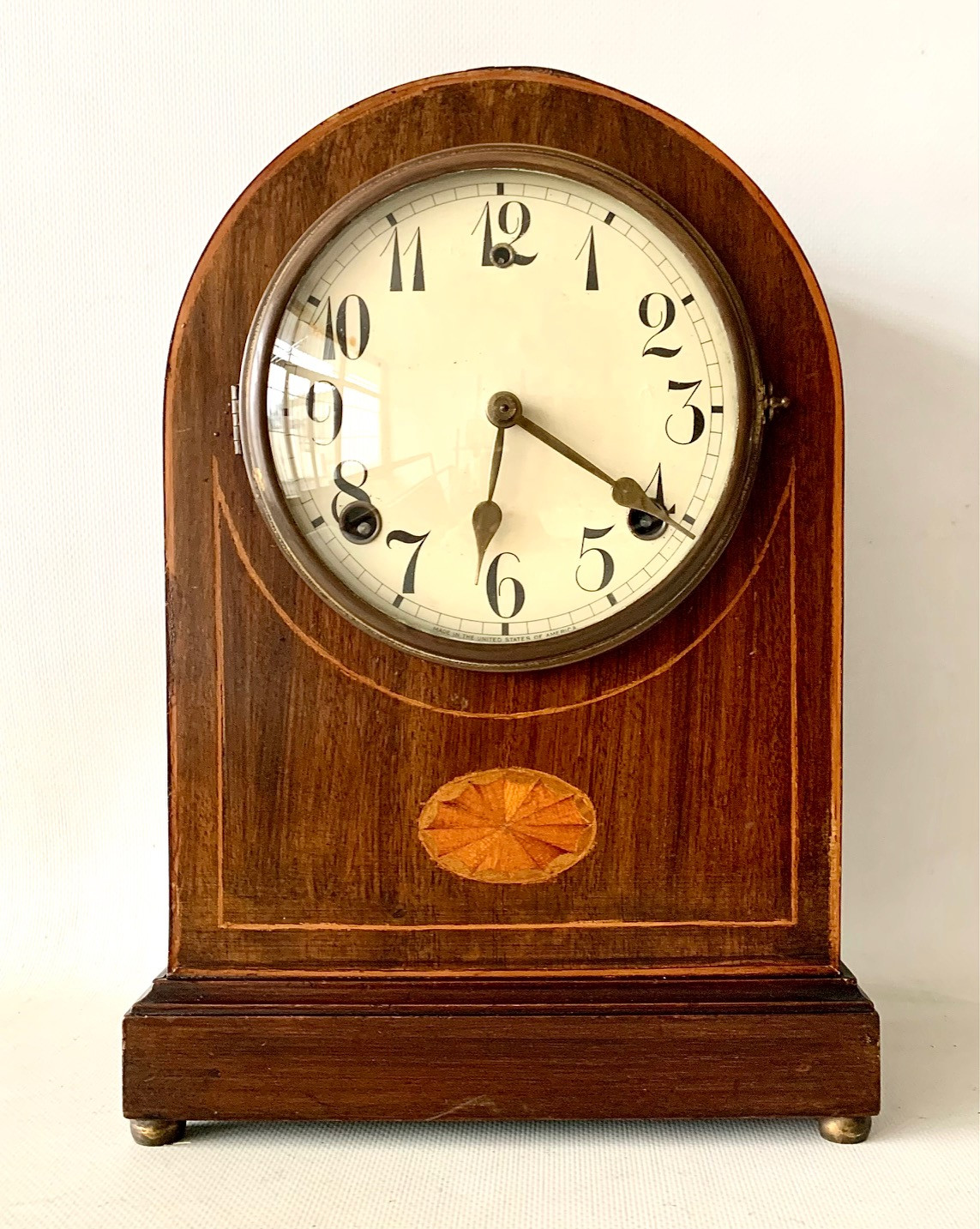 Reloj de mesa de metal antiguo - Aliss